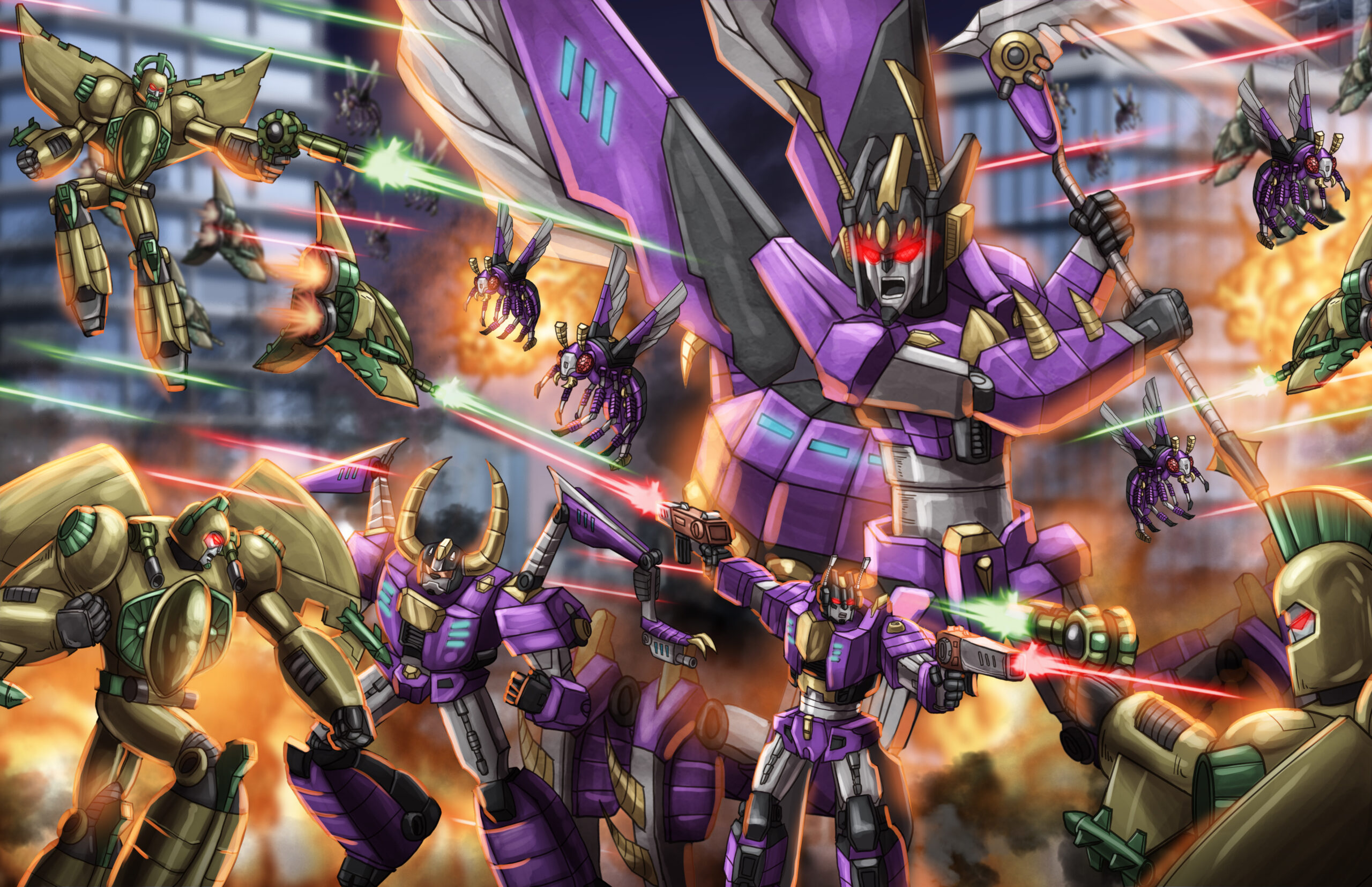 Atlantica versus Infesters artwork