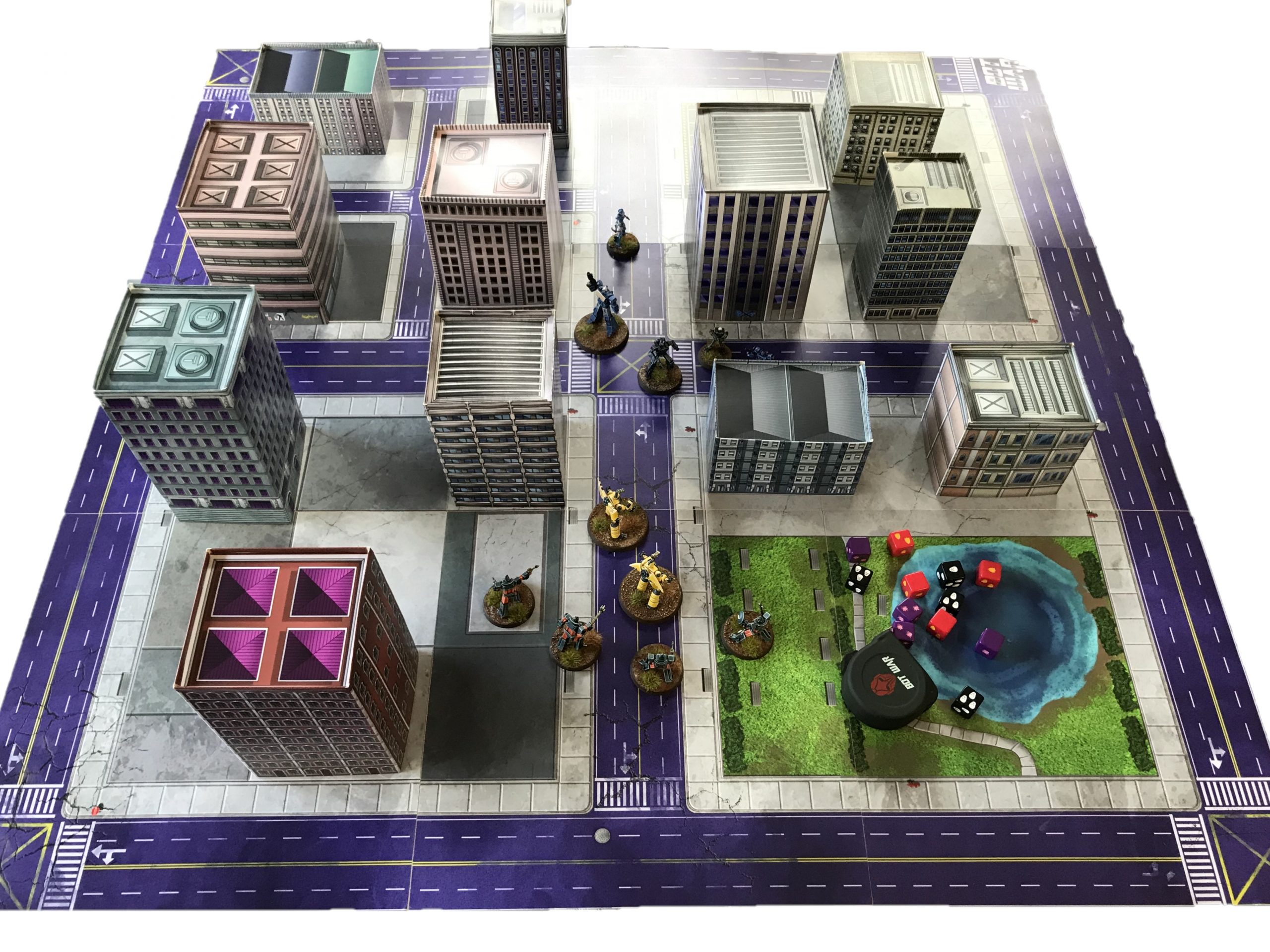 Bot War Card City/Airport Terrain Set! - Image 5
