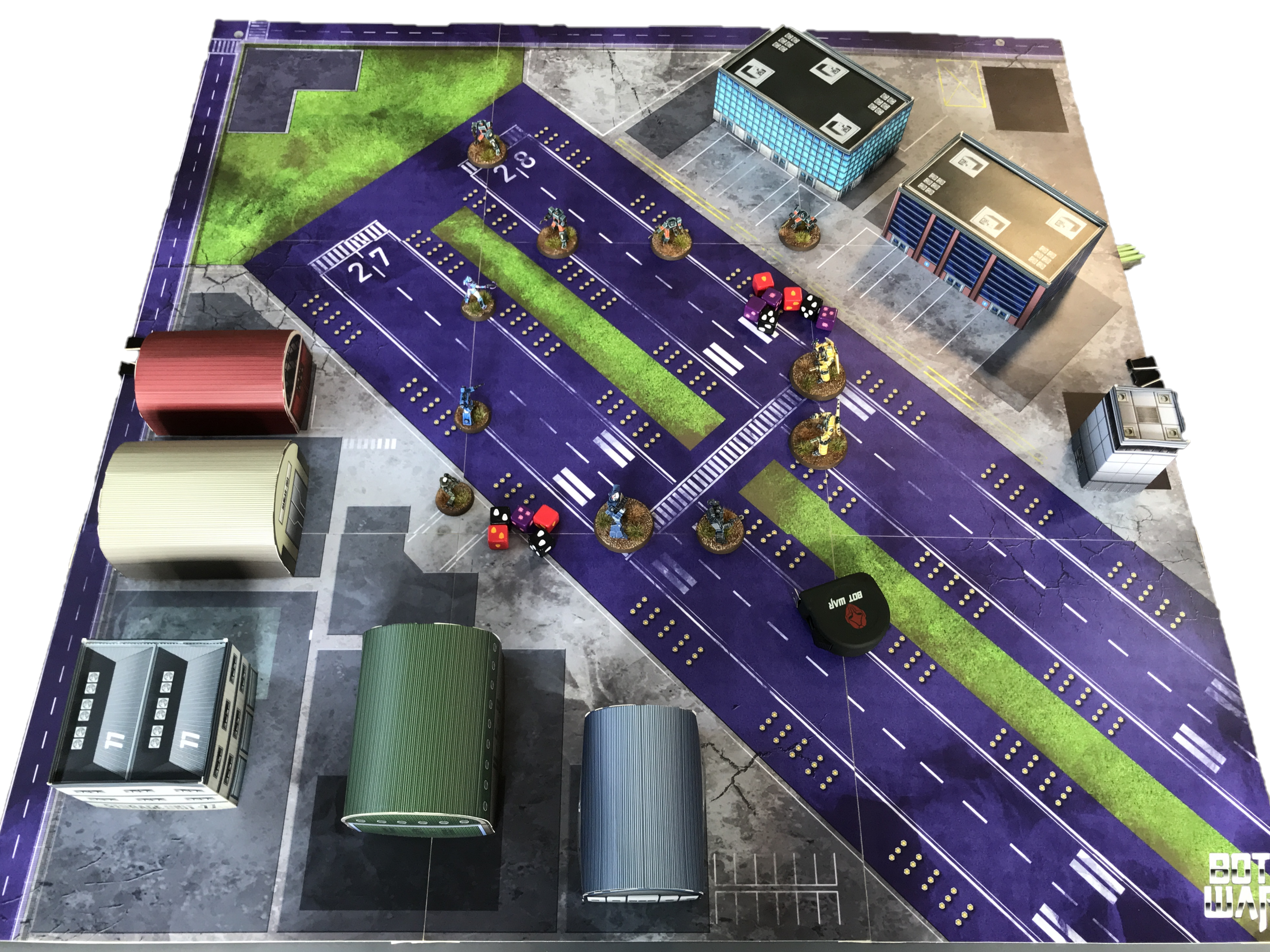Bot War Card City/Airport Terrain Set! - Image 4