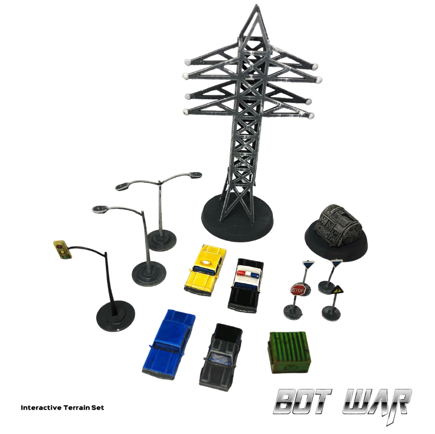 Bot War Interactive City Terrain Accessories