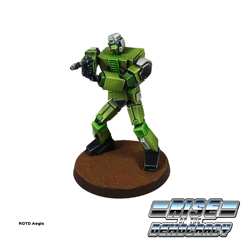 Democracy Aegis (70mm tall)