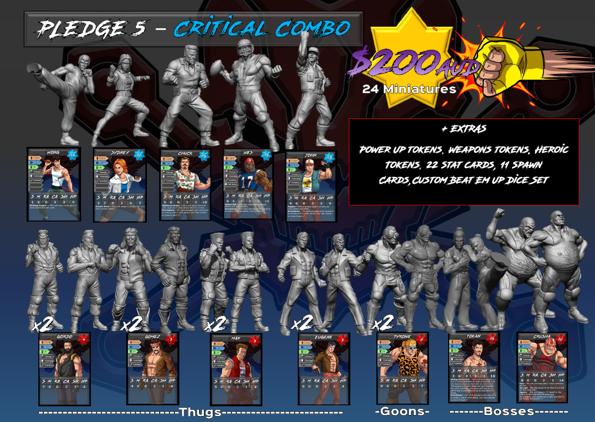 Beat Em Up Critical Combo Pledge!