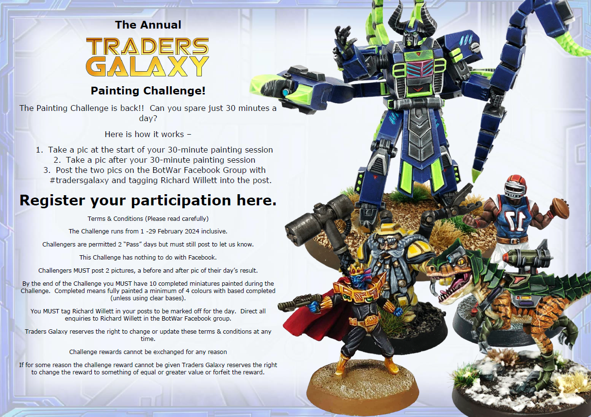 The February Painting Challenge is on now!