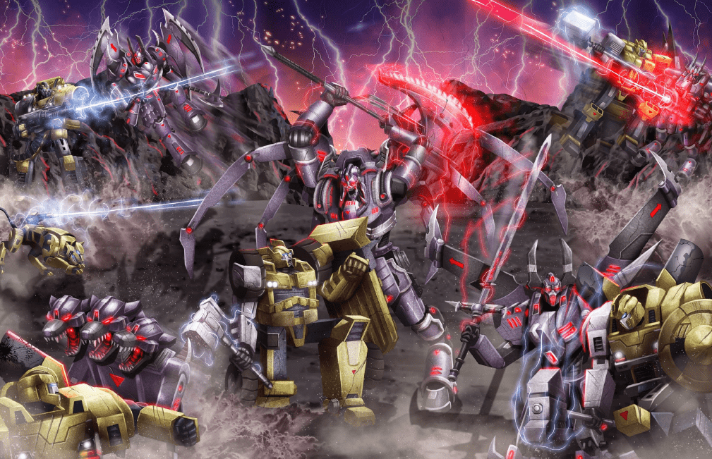 Bot War 3 key art: giant robots in battle