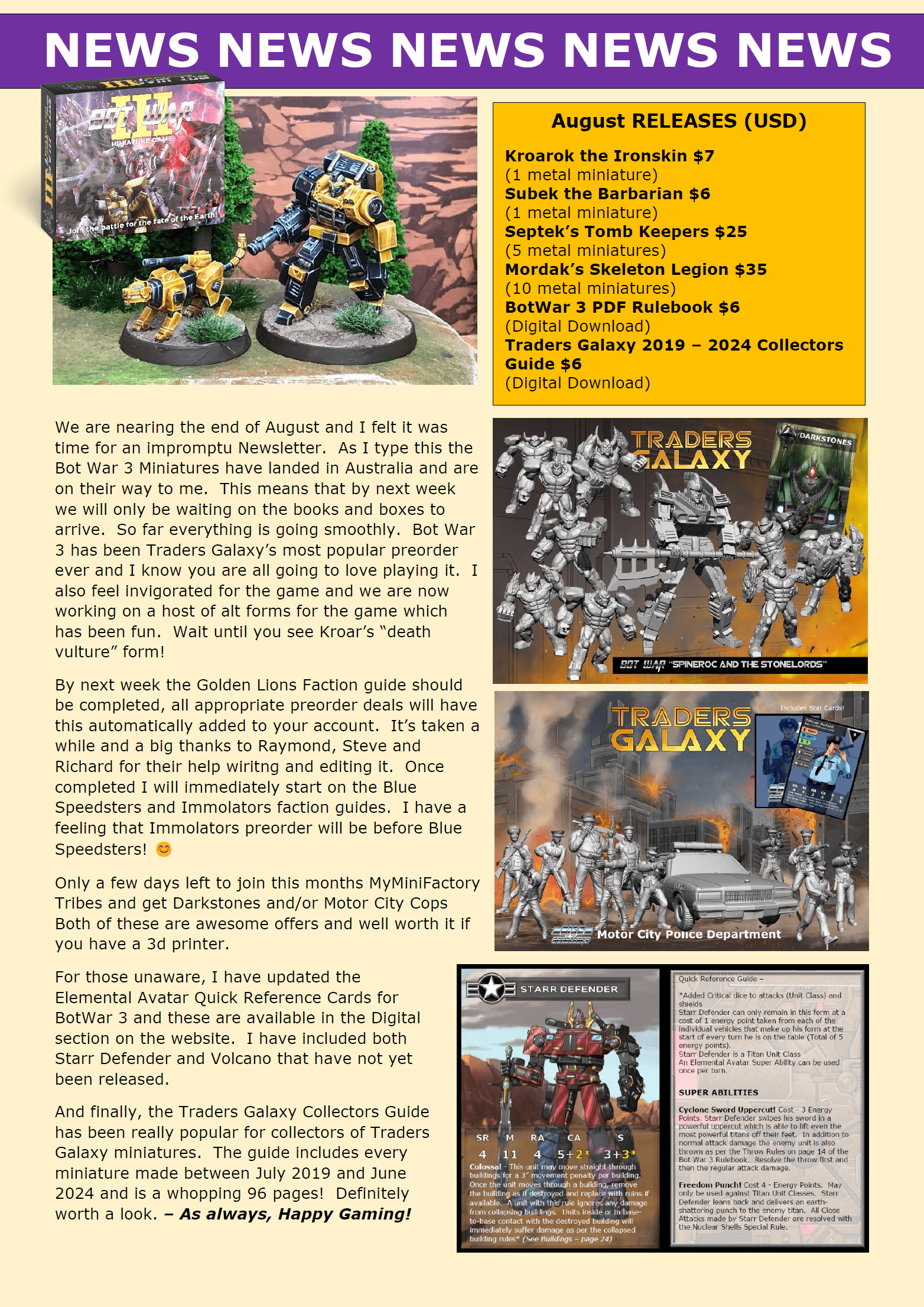 Traders Galaxy Newsletter 7