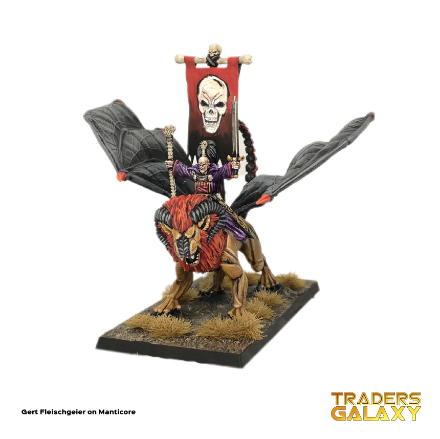 Undead Necromancer on Manticore