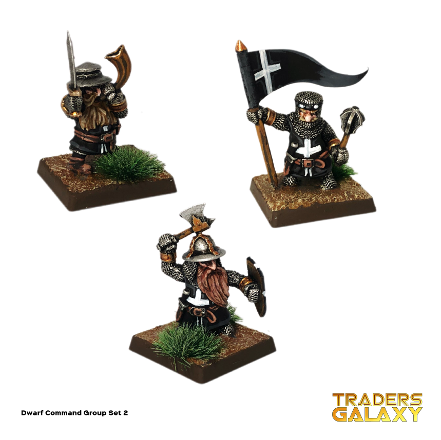 Dwarf Warrior Command Group Set 2