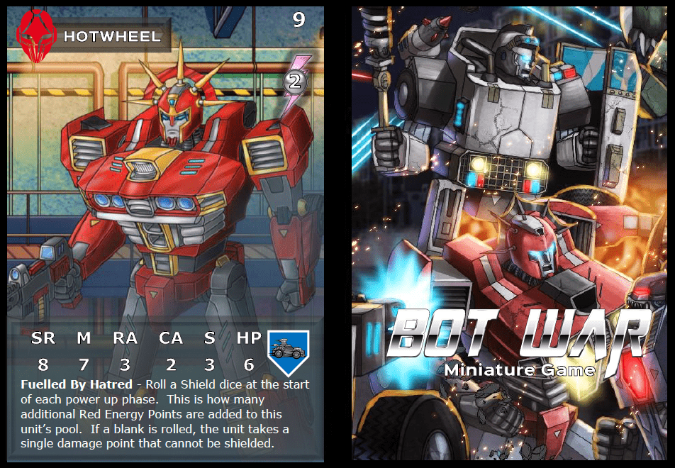 Hotwheel's Bashers - Legacy Faction Stat Cards for BotWar 3 - Digital Product - Image 3