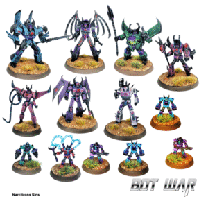 Narcitrons Sins - Legacy Faction for Bot War 3 - Digital Stat Cards Included - Print on Demand Only