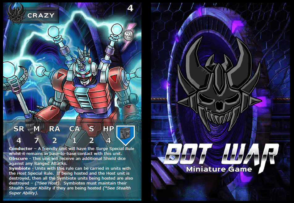 Narcitrons Sins Legacy Faction Stat Cards for Bot War 3 - Digital Product - Image 2