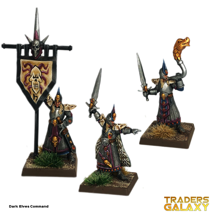 Dark Elf Command Group