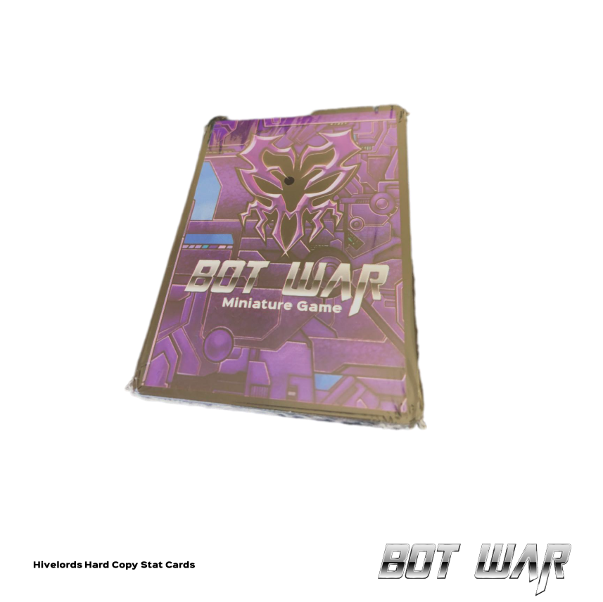 Hivelords Hard Copy Stat Cards Pack