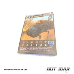 Special Branch Hard Copy Stat Cards Pack