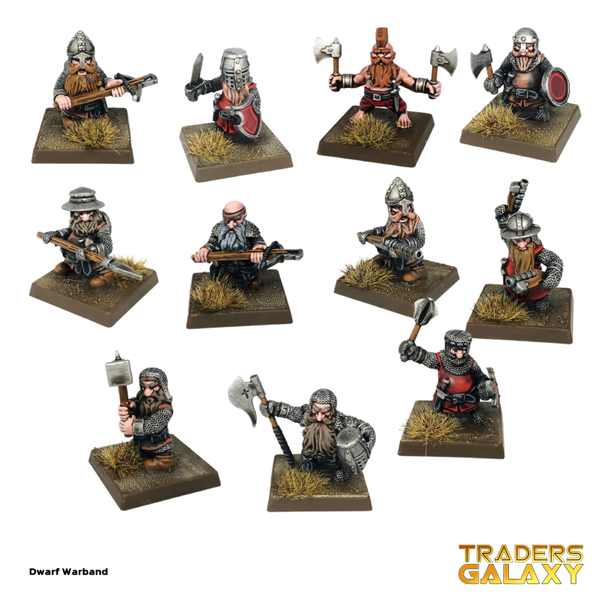 Dwarf Warband - Digital Stat Cards Included