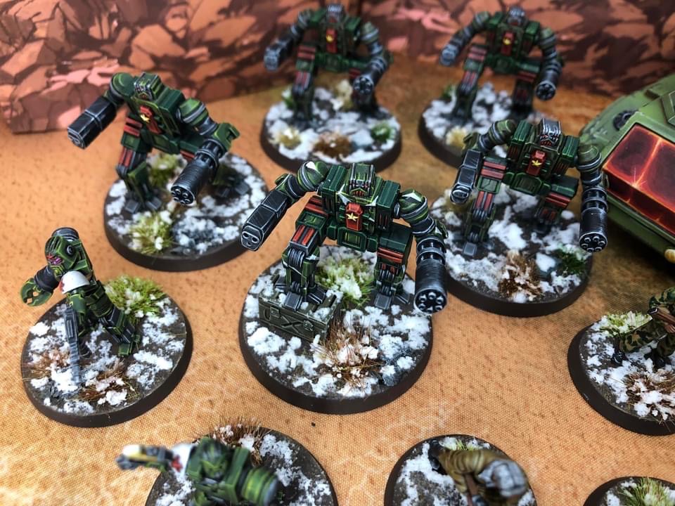 Red Star Nations miniatures