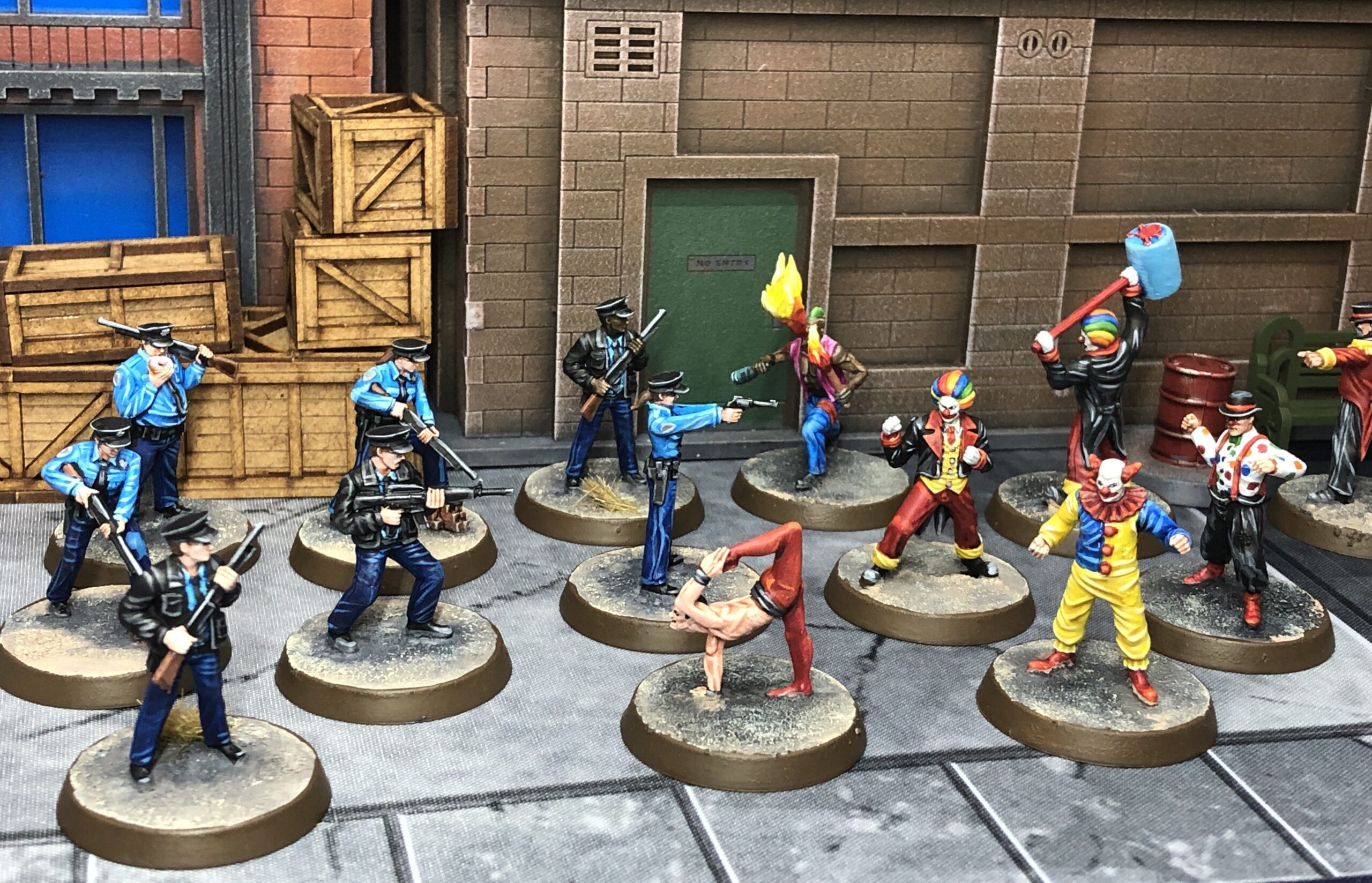 Downtown Clown Gang miniatures