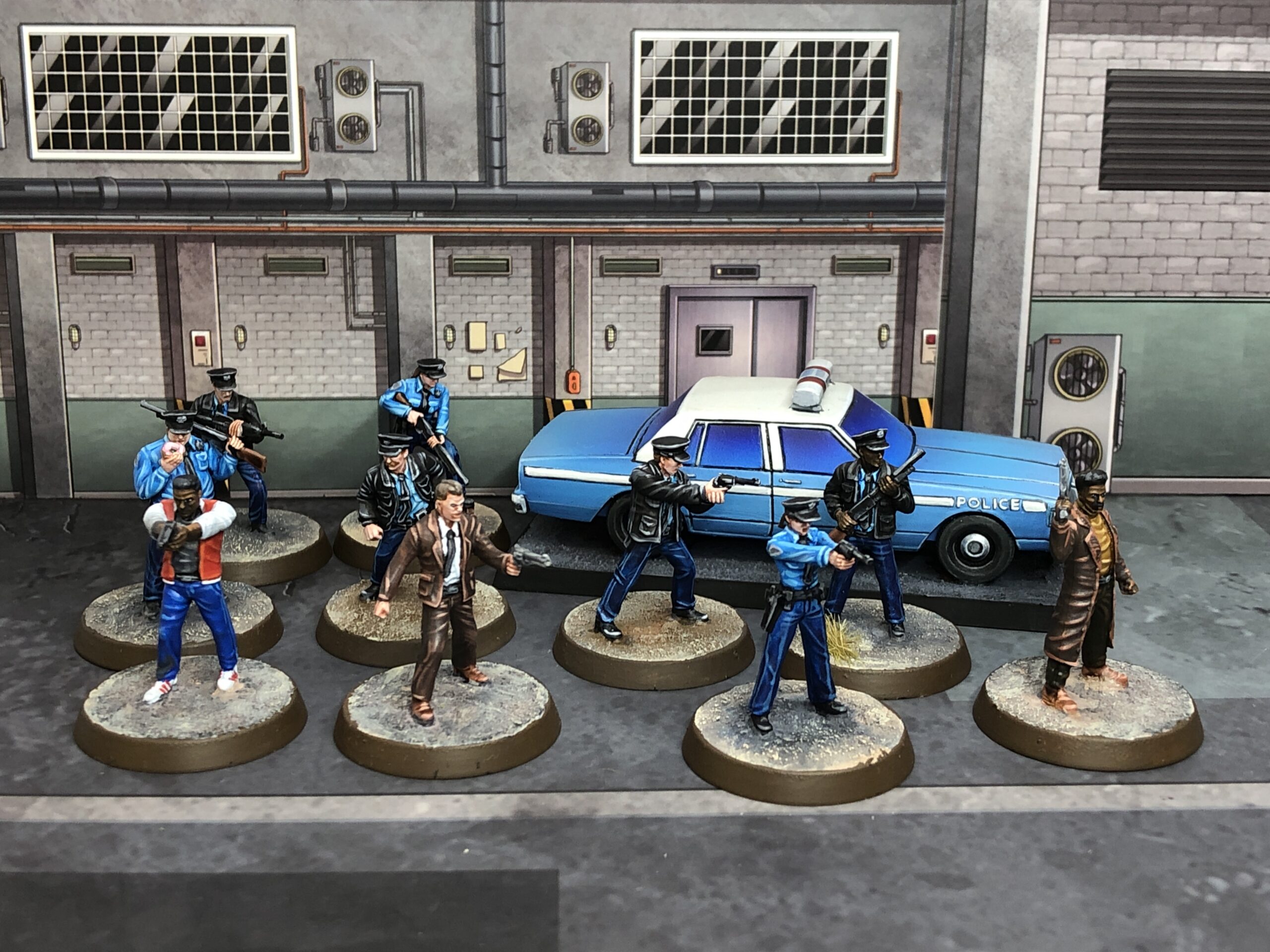 Motor City Police miniatures