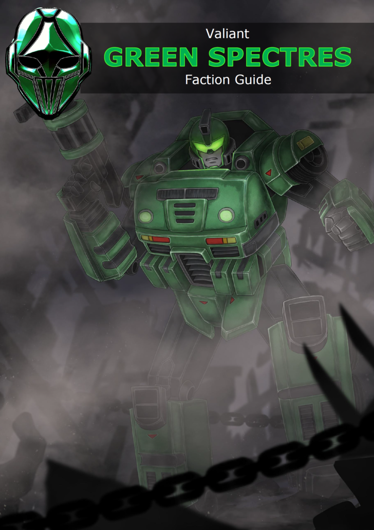 Valiants Green Spectres miniatures